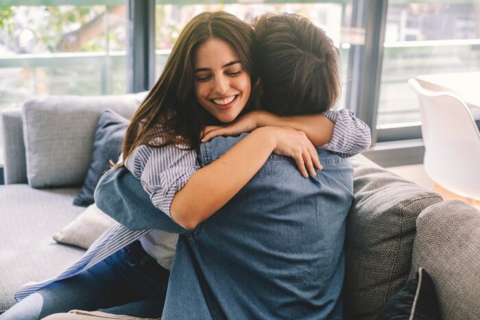 会ったときにしっかり愛情を伝える 会ったときにしっかり愛情を伝える