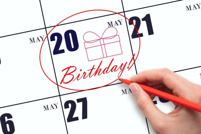 誕生日を覚え間違えていた